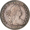 1804 $1 Original PR62 NGC